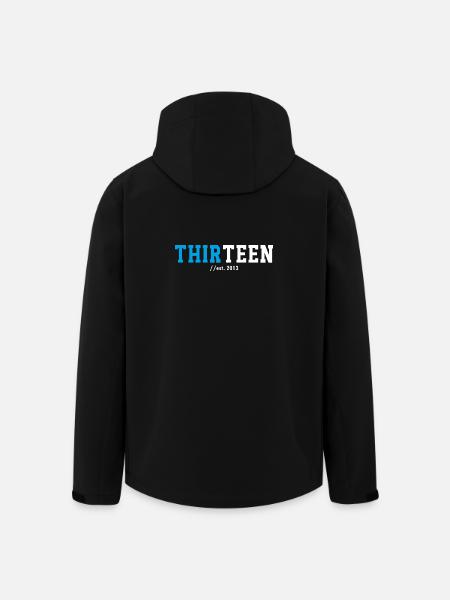 13. Geburtstag 2026 Thirteen Teenager Geschenkidee - Recycelte Männer Softshell-Jacke von Stanley/Stella - Schwarz