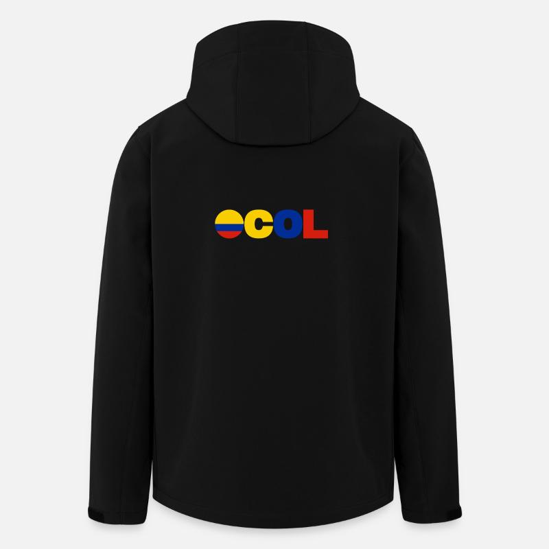 Kolumbien - Recycelte Männer Softshell-Jacke von Stanley/Stella - Schwarz