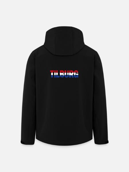 Tilburg, Netherlands - Men’s Recycled Softshell Jacket by Stanley/Stella - black