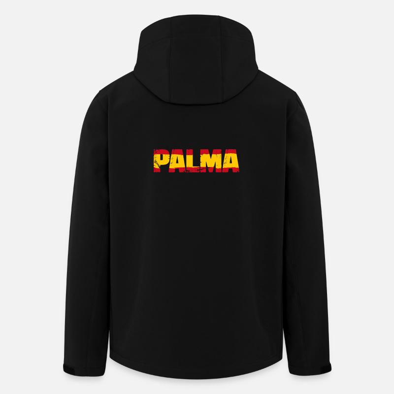 Palma Flagge Spanien - Recycelte Männer Softshell-Jacke von Stanley/Stella - Schwarz