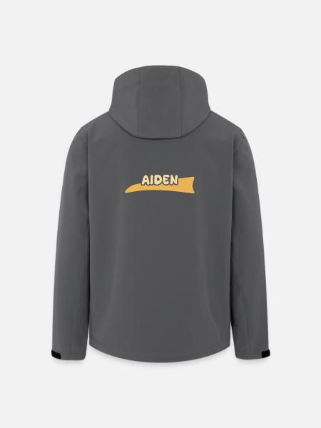 Aiden als Lable - Recycelte Männer Softshell-Jacke von Stanley/Stella - Schwarz
