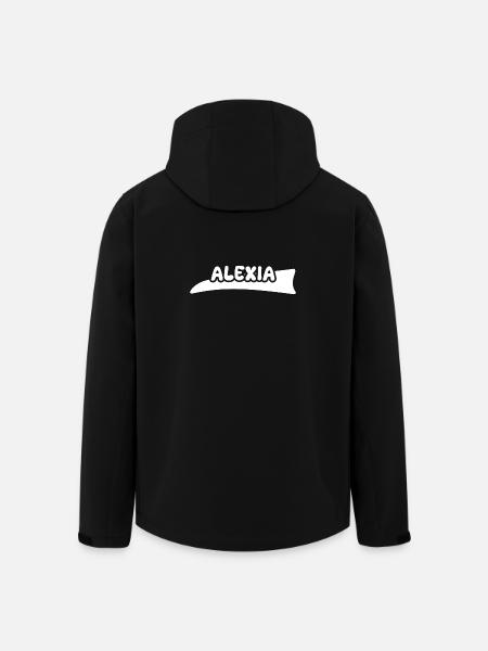 Alexia als Lable - Recycelte Männer Softshell-Jacke von Stanley/Stella - Schwarz