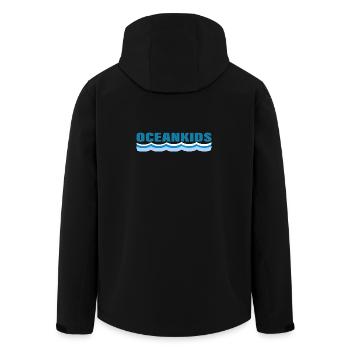 OCEANKIDS - Veste softshell homme en polyester recyclé Stanley/Stella - noir - Dos - AI Model Male 185 light (185cm)