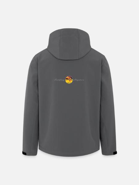Surf Algarve - Veste softshell homme en polyester recyclé Stanley/Stella - noir
