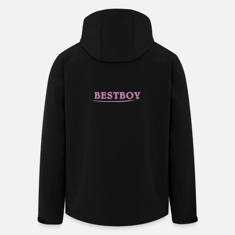 Revendication du meilleur garçon - cool - Veste softshell homme en polyester recyclé Stanley/Stella - noir