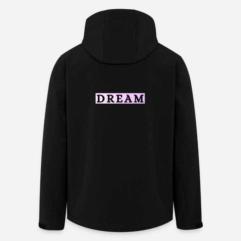 Dream in Pastelllila - Recycelte Männer Softshell-Jacke von Stanley/Stella - Schwarz