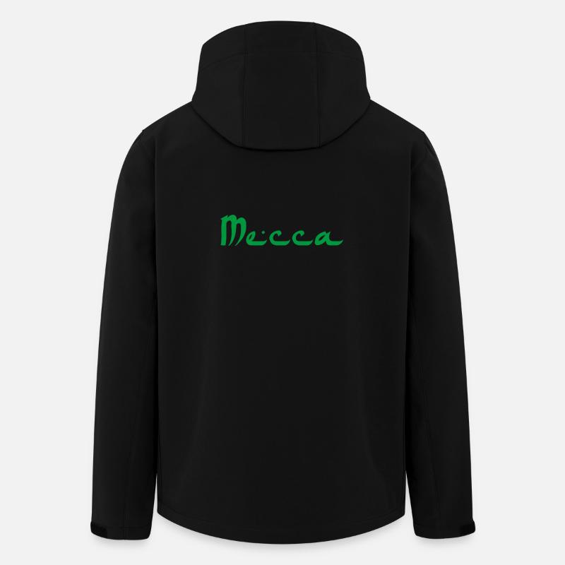 Mecque - Veste softshell homme en polyester recyclé Stanley/Stella - noir