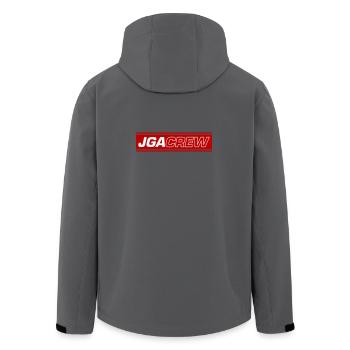 Bachelor Crew Bachelor Party - Men’s Recycled Softshell Jacket by Stanley/Stella - black - Back - AI Model Male 185 light (185cm)