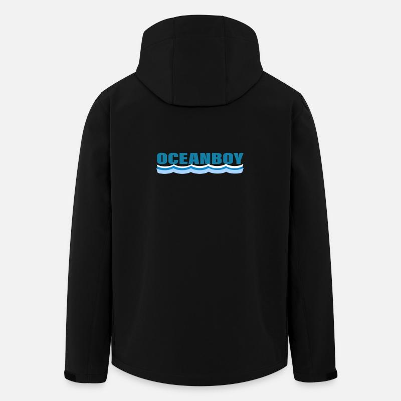OCEANBOY - Veste softshell homme en polyester recyclé Stanley/Stella - noir