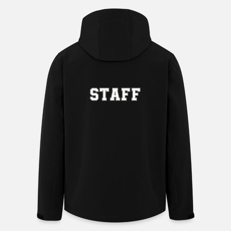 staff - Recycelte Männer Softshell-Jacke von Stanley/Stella - Schwarz
