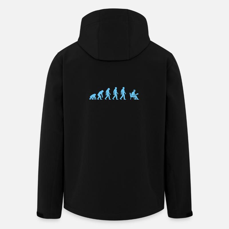 Evolution to office work - Men’s Recycled Softshell Jacket by Stanley/Stella - black