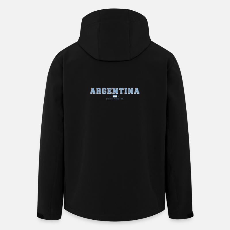 Argentine - Veste softshell homme en polyester recyclé Stanley/Stella - noir