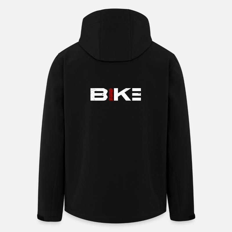 Fahrrad - Recycelte Männer Softshell-Jacke von Stanley/Stella - Schwarz