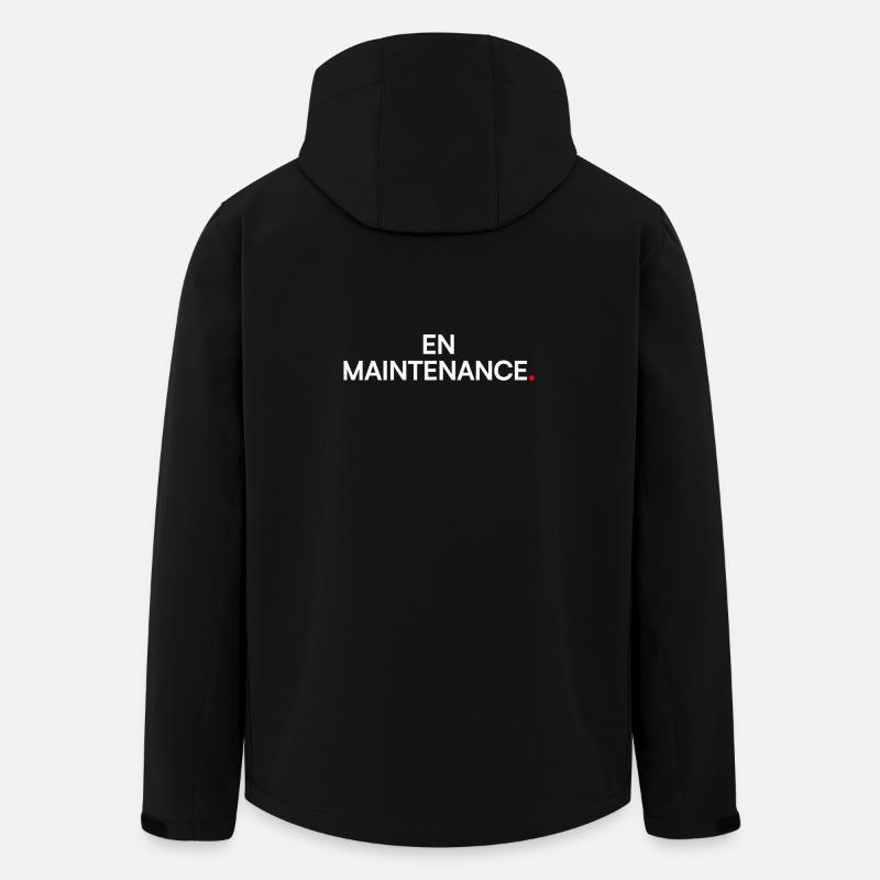 In Pflege, Humor, minimale Arbeit - Recycelte Männer Softshell-Jacke von Stanley/Stella - Schwarz