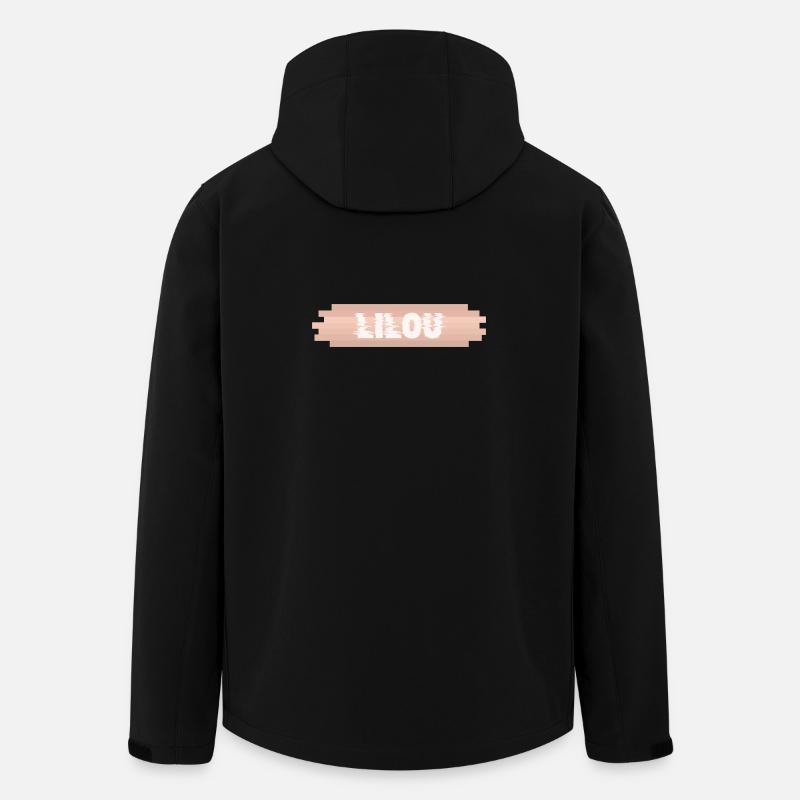 Baby Lilou - Recycelte Männer Softshell-Jacke von Stanley/Stella - Schwarz
