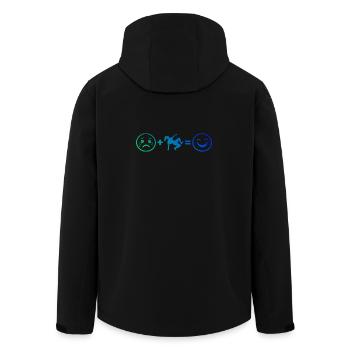 Hip-Hop-Tanz Geschenkidee für die Hip-Hop-Tänzerin - Recycelte Männer Softshell-Jacke von Stanley/Stella - Schwarz - Hinten - AI Model Male 185 light (185cm)