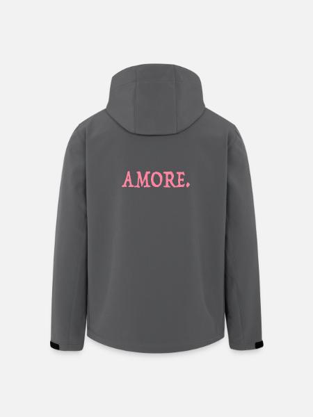 Amore - Recycelte Männer Softshell-Jacke von Stanley/Stella - Schwarz