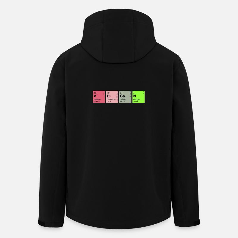 Chemie Vegan - Recycelte Männer Softshell-Jacke von Stanley/Stella - Schwarz