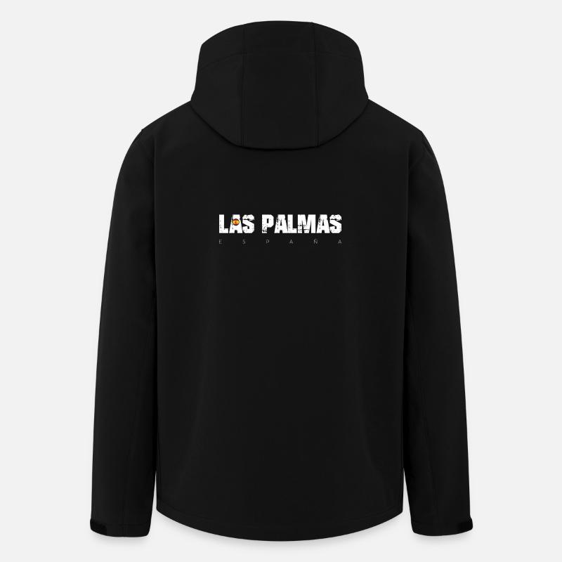 Las Palmas Coastal Glow - Men’s Recycled Softshell Jacket by Stanley/Stella - black