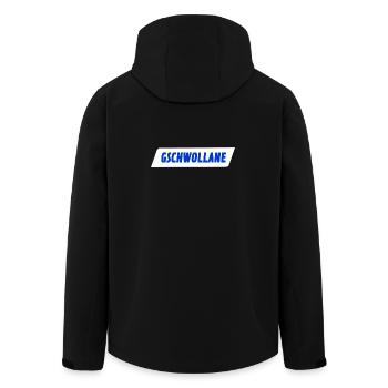 Bayerisches T-Shirt für Lebakas-Junkies - Recycelte Männer Softshell-Jacke von Stanley/Stella - Schwarz - Hinten - AI Model Male 185 light (185cm)