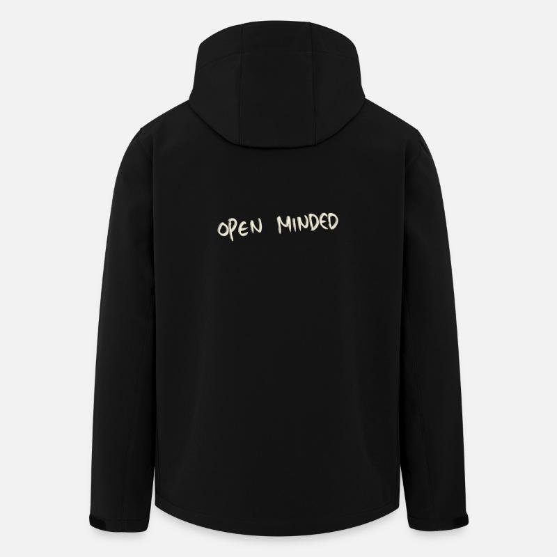 Open minded - Recycelte Männer Softshell-Jacke von Stanley/Stella - Schwarz