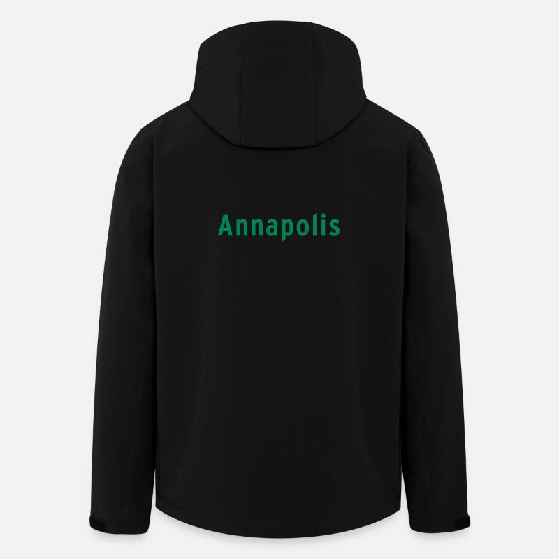 Annapolis - Recycelte Männer Softshell-Jacke von Stanley/Stella - Schwarz