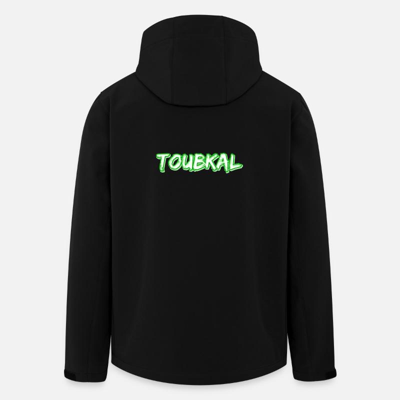Toubkal as a trekking - Men’s Recycled Softshell Jacket by Stanley/Stella - black