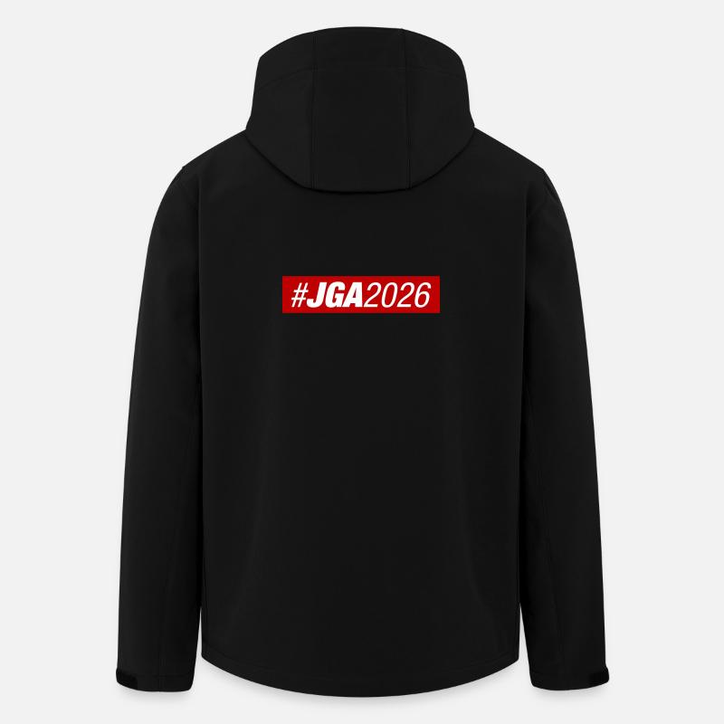 Jga 2026 Junggesellenabschied - Recycelte Männer Softshell-Jacke von Stanley/Stella - Schwarz