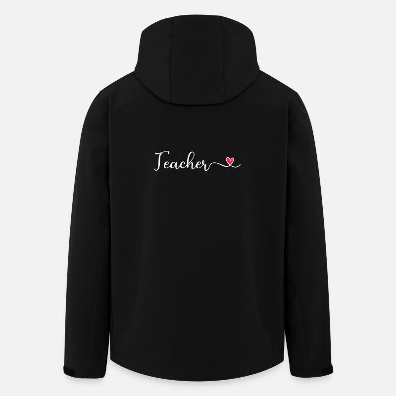 Enseignant - Veste softshell homme en polyester recyclé Stanley/Stella - noir