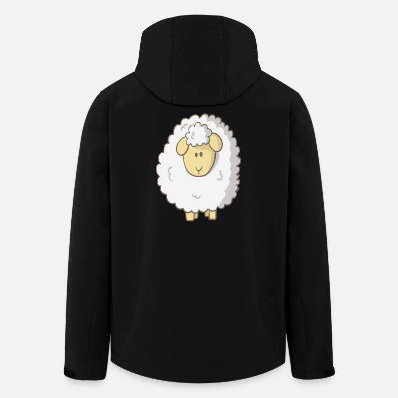 sheep - Men’s Recycled Softshell Jacket by Stanley/Stella - black