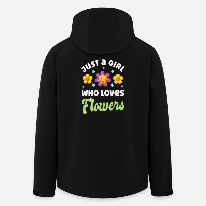 Flower Flowers - Men’s Recycled Softshell Jacket by Stanley/Stella - black