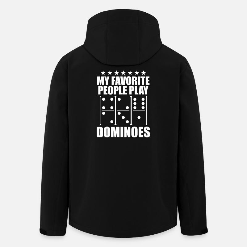 Conception de jeux Domino - Veste softshell homme en polyester recyclé Stanley/Stella - noir