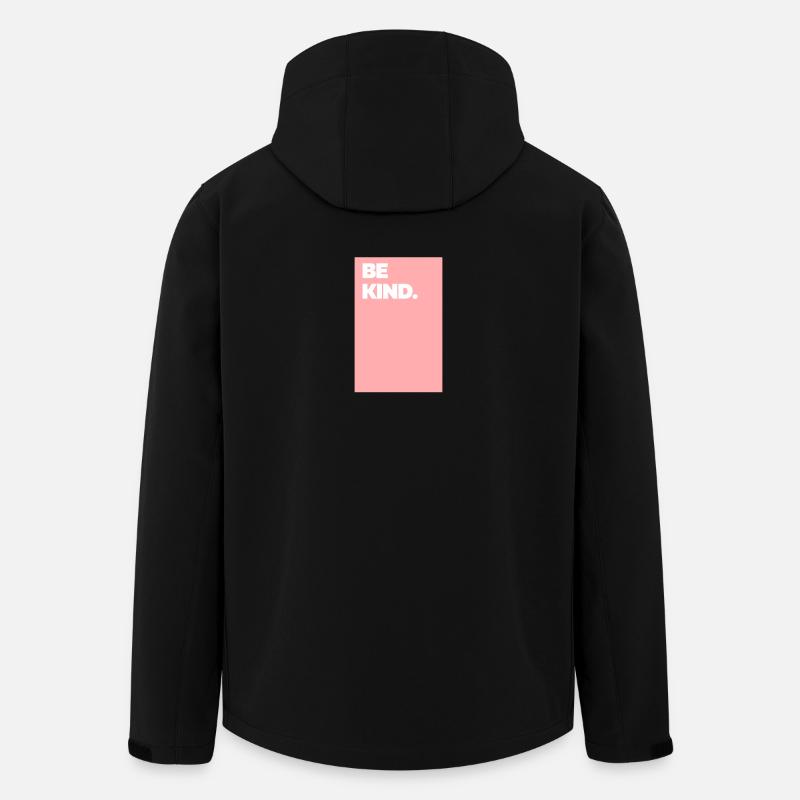 Be Kind - Recycelte Männer Softshell-Jacke von Stanley/Stella - Schwarz