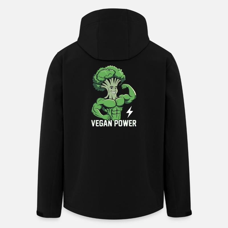 Vegane Power - Recycelte Männer Softshell-Jacke von Stanley/Stella - Schwarz