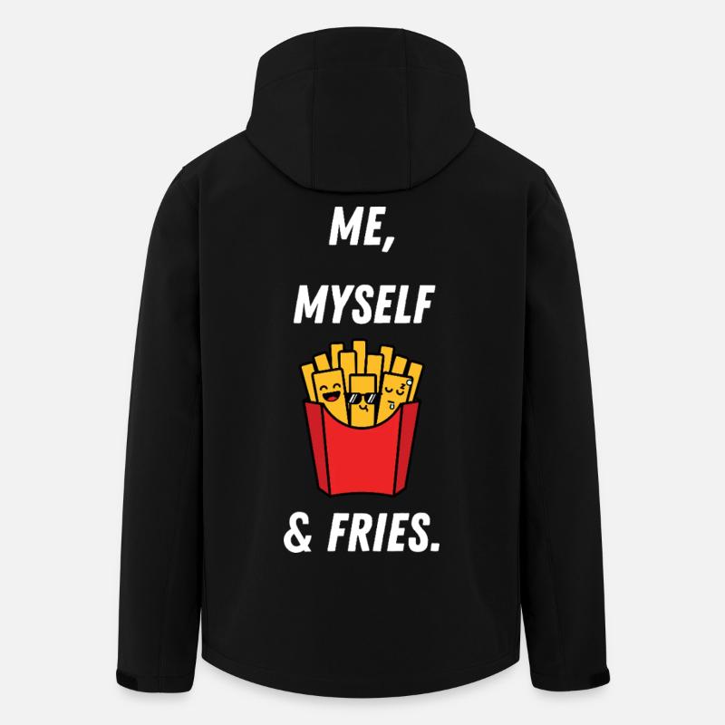 Kunterbunte Fries mit Persönlichkeit - Recycelte Männer Softshell-Jacke von Stanley/Stella - Schwarz