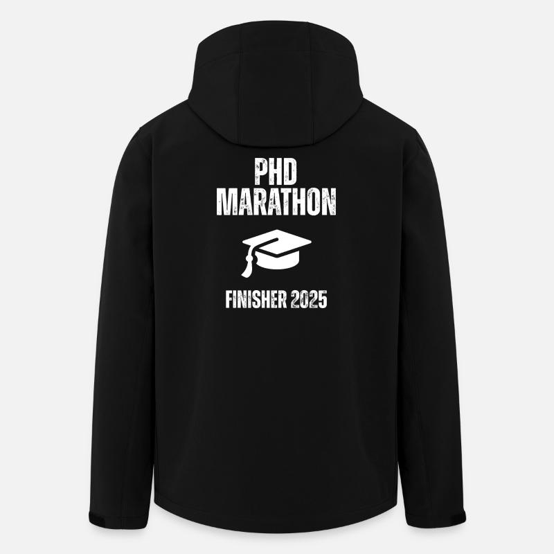 PhD Marathon Finisher 2025 - Recycelte Männer Softshell-Jacke von Stanley/Stella - Schwarz