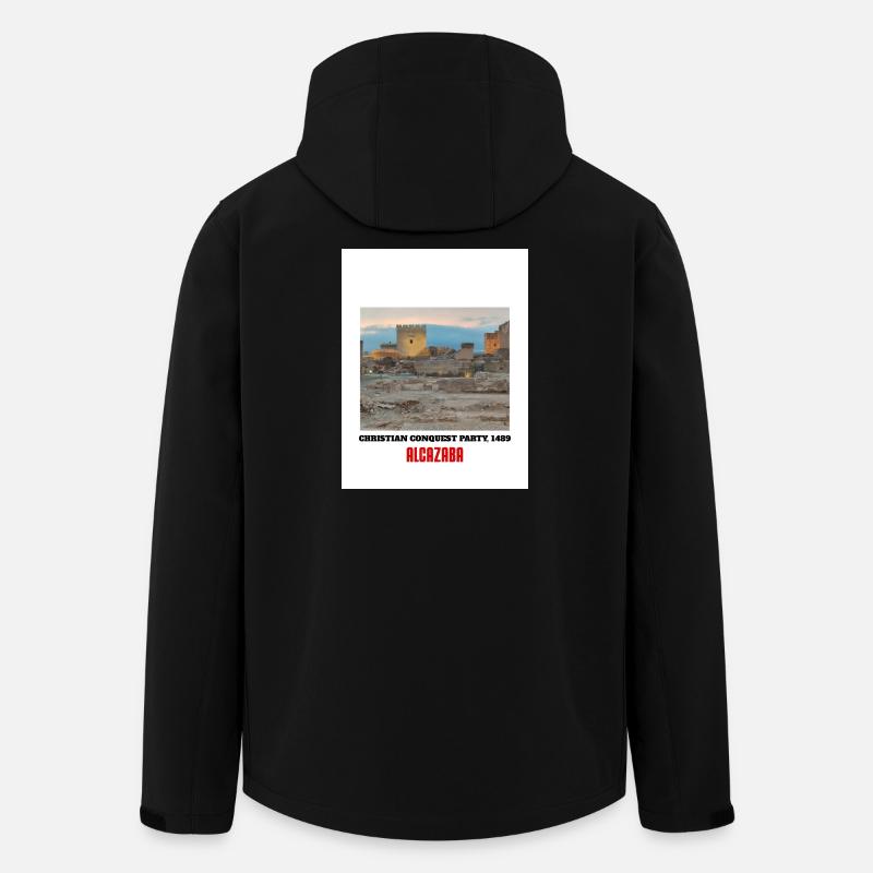 Conquête chrétienne Alcazaba 1489 - Veste softshell homme en polyester recyclé Stanley/Stella - noir