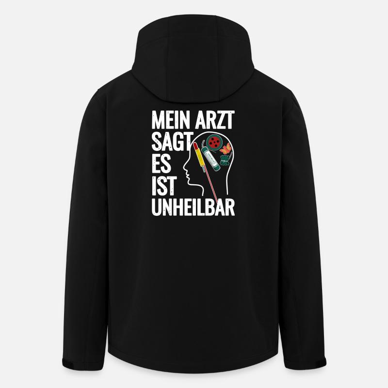Feu d’artifice dans la tête - Veste softshell homme en polyester recyclé Stanley/Stella - noir