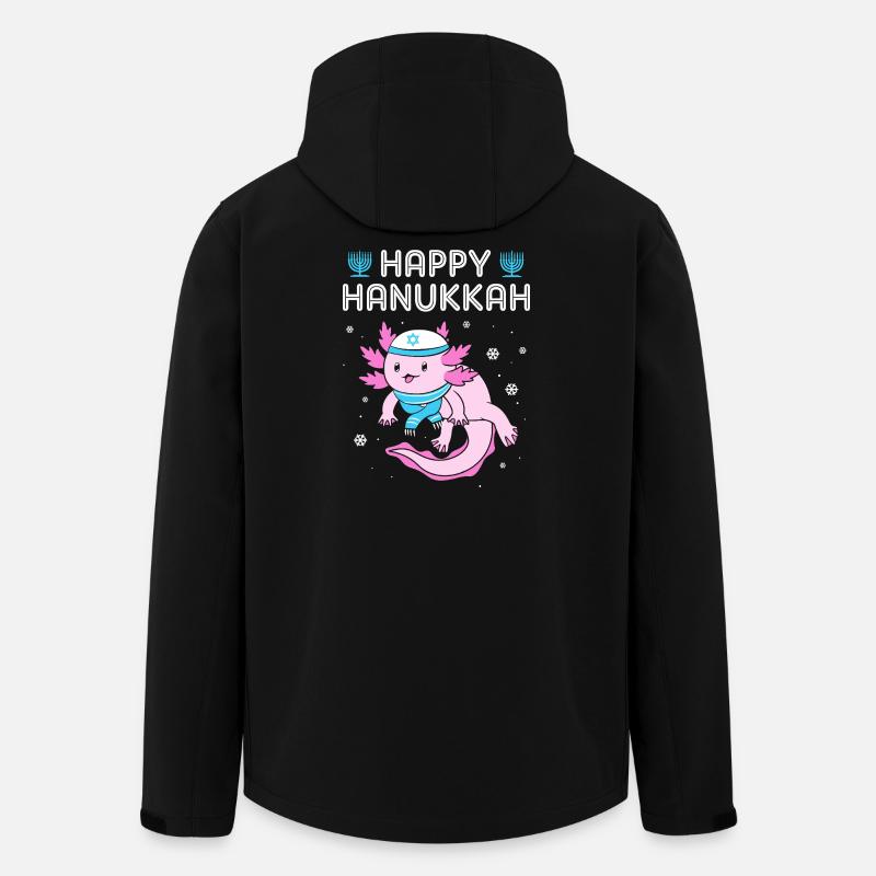 Hanukah Chanukkah Hanukkah - Recycelte Männer Softshell-Jacke von Stanley/Stella - Schwarz