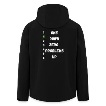 Un Down Zero Problèmes Up - Veste softshell homme en polyester recyclé Stanley/Stella - noir - Dos - AI Model Male 185 light (185cm)