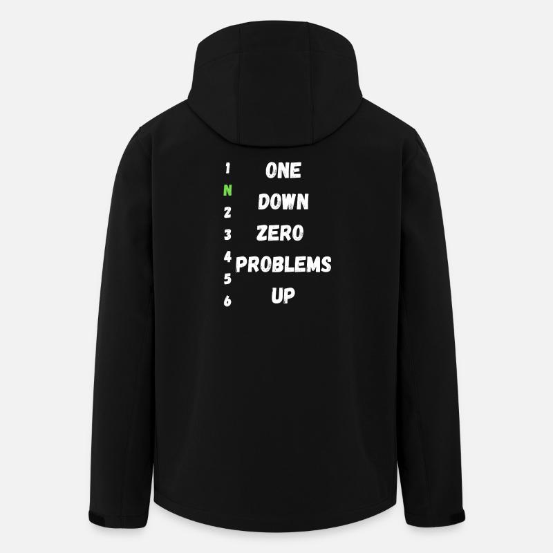 Einer runter, null Probleme rauf - Recycelte Männer Softshell-Jacke von Stanley/Stella - Schwarz