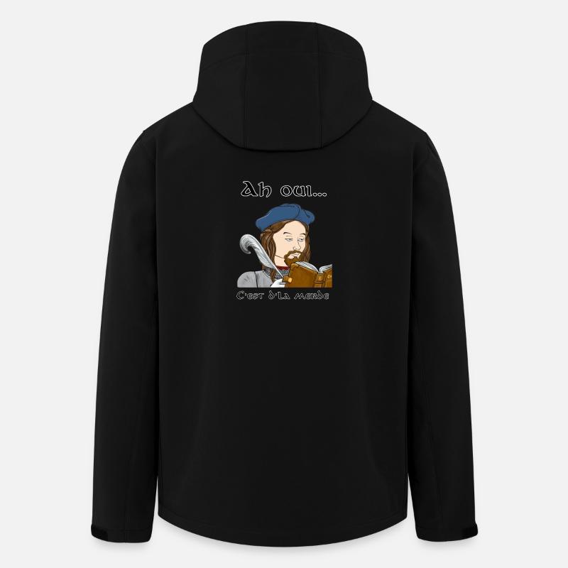 C'est d'là merde - Veste softshell homme en polyester recyclé Stanley/Stella - noir