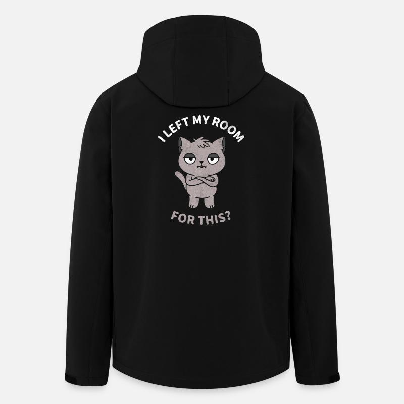 J’ai quitté ma chambre pour ça ? - Veste softshell homme en polyester recyclé Stanley/Stella - noir