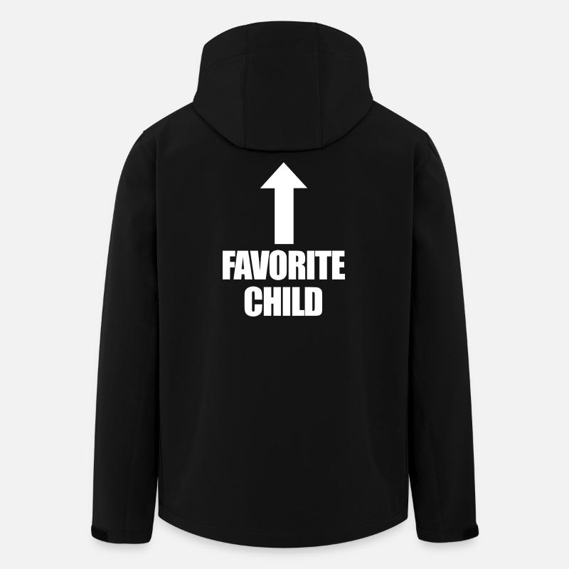 Lieblingskind - Recycelte Männer Softshell-Jacke von Stanley/Stella - Schwarz
