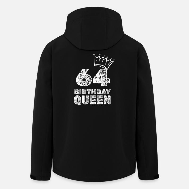 64 - Recycelte Männer Softshell-Jacke von Stanley/Stella - Schwarz
