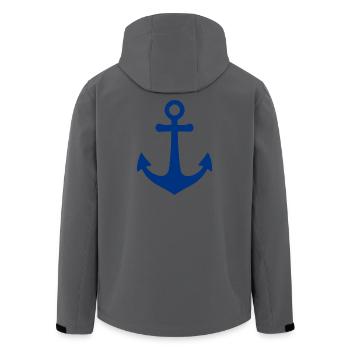 Ancre maritime mer du Nord mer Baltic Sailor Gift - Veste softshell homme en polyester recyclé Stanley/Stella - noir - Dos - AI Model Male 185 light (185cm)