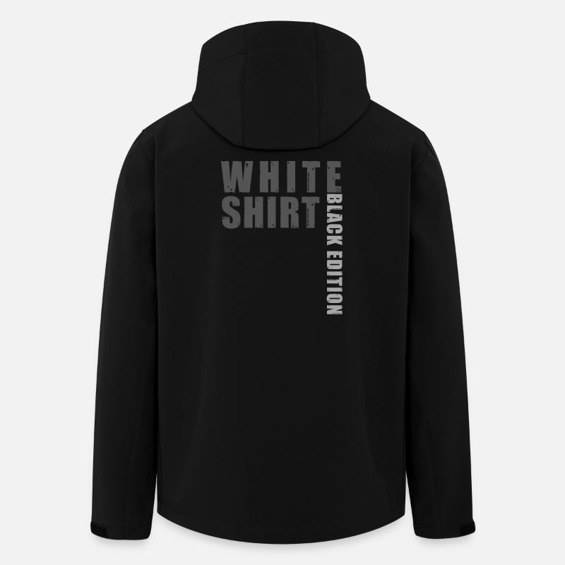 White Shirt Black Edition - Recycelte Männer Softshell-Jacke von Stanley/Stella - Schwarz