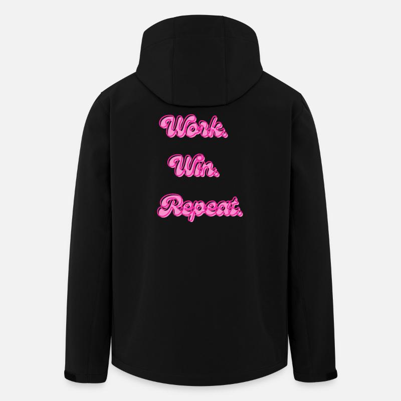 Work Win reprend Retro Neon - Veste softshell homme en polyester recyclé Stanley/Stella - noir