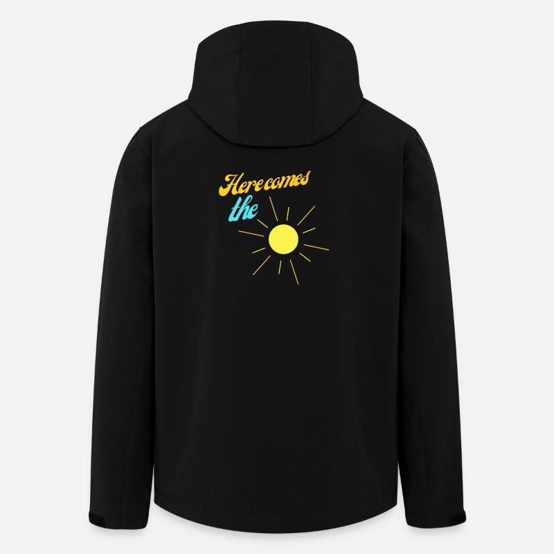 Here comes the sun - Recycelte Männer Softshell-Jacke von Stanley/Stella - Schwarz