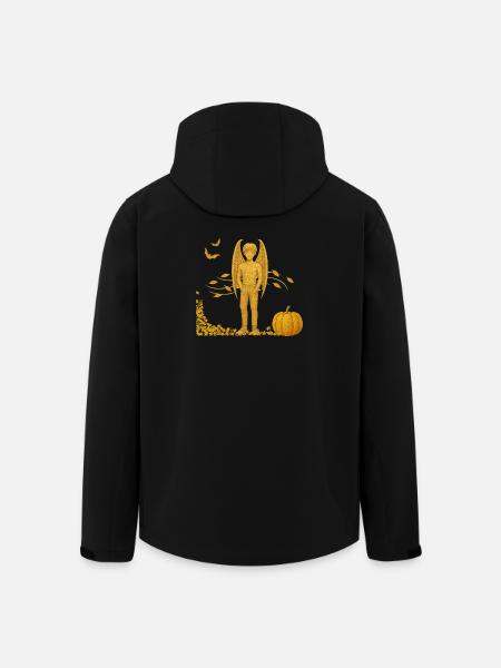 Fall Edition: Vampire Demon with Bats - Men’s Recycled Softshell Jacket by Stanley/Stella - black